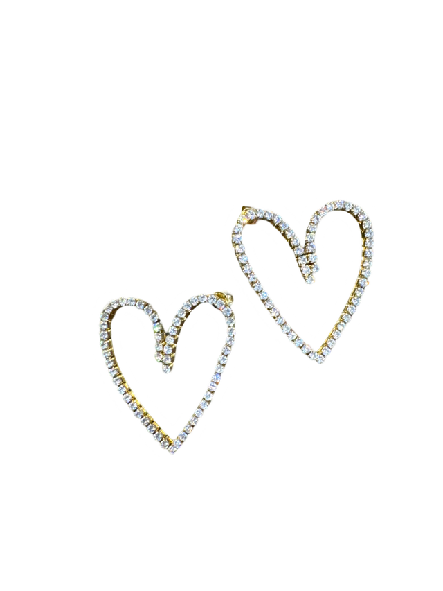 Ohrring Brillant Heart