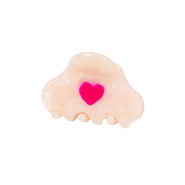 Hairclip Wave Heart Medium
