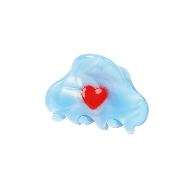 Hairclip Wave Heart Medium