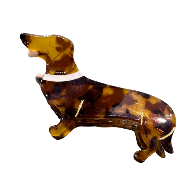 Pinza para el pelo Perro salchicha