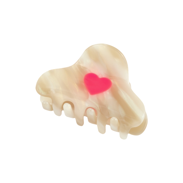 Hairclip Wave Heart Medium