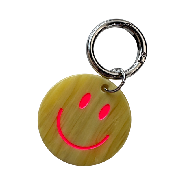 Key Chain Neon Smile