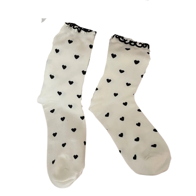 Socken Black Hearty