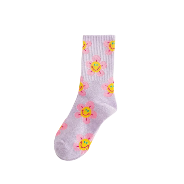 Socken Happy Flower