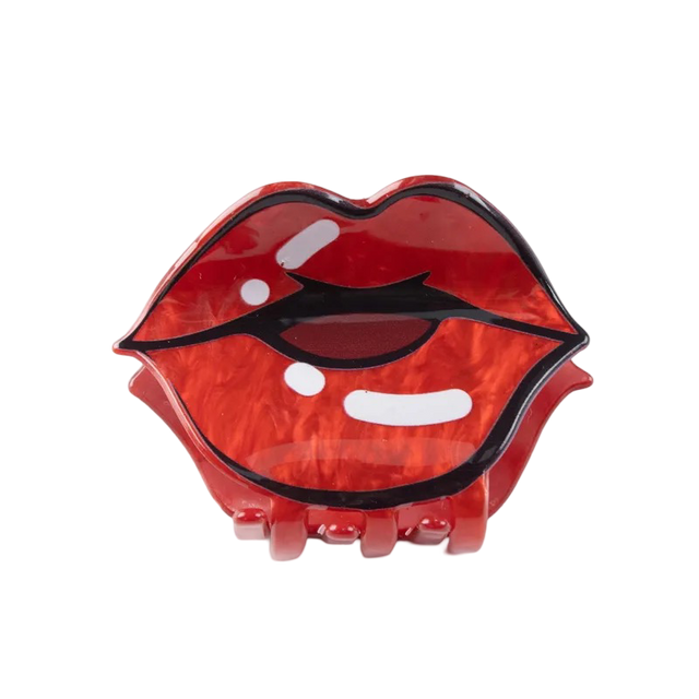 Hairclip Kissing Lips