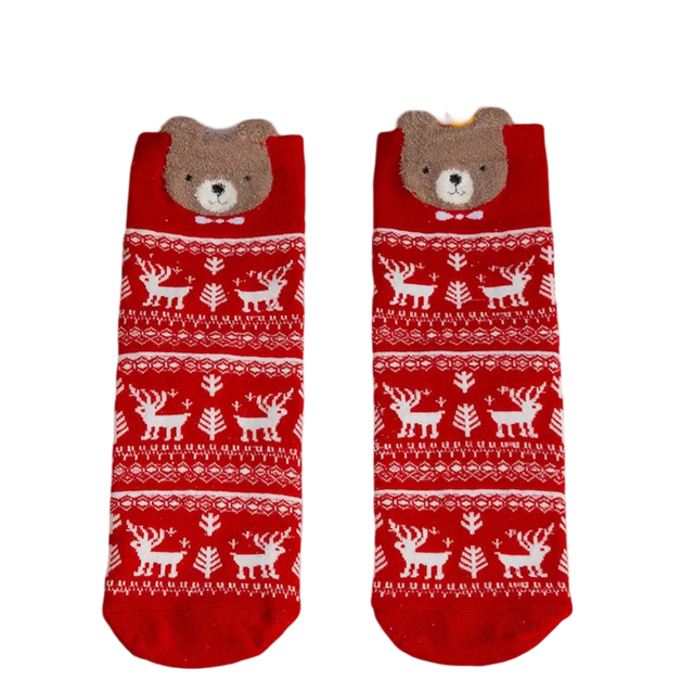 Socken Teddy Xmas