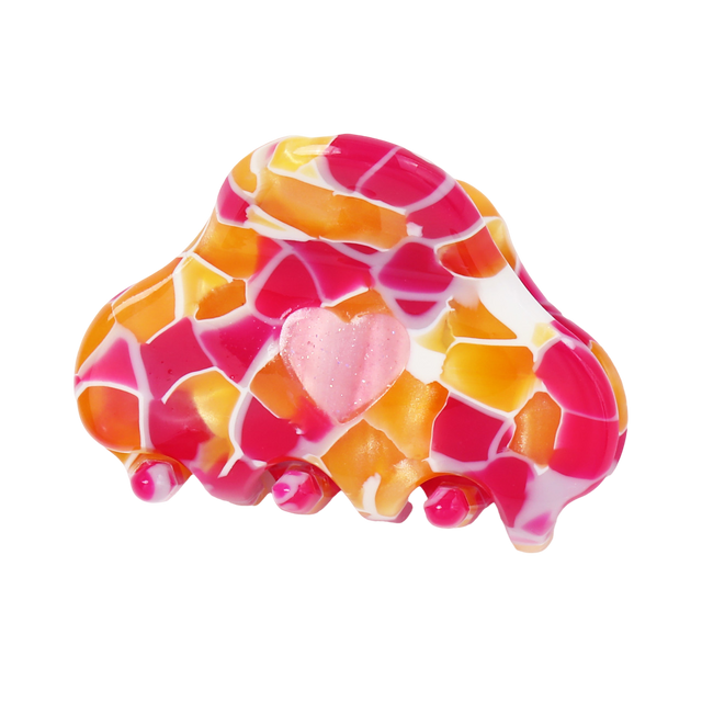 Hairclip Wave Heart Big