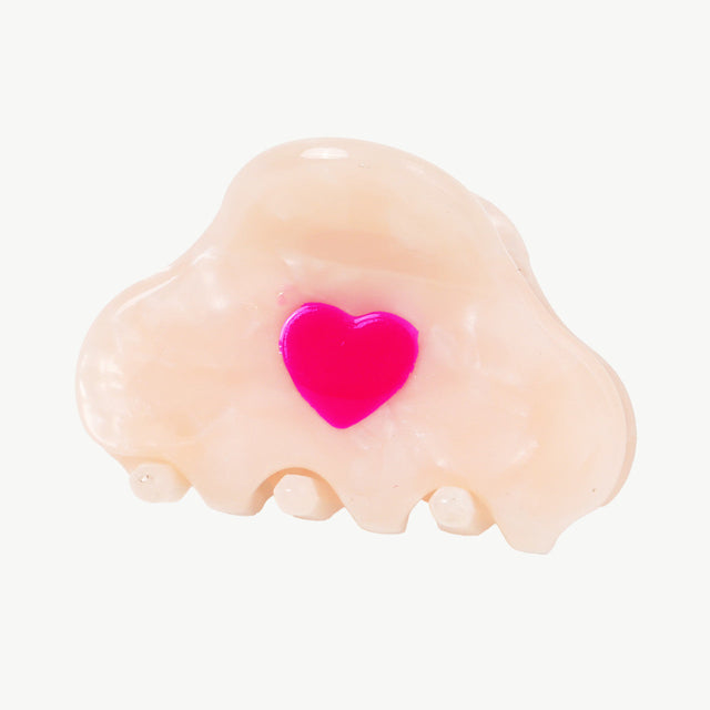 Hairclip Wave Heart Big