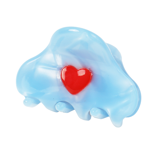 Hairclip Wave Heart Big