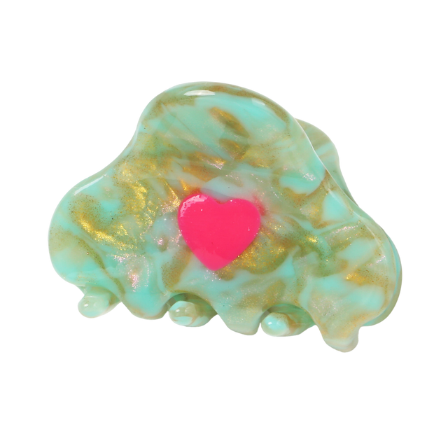 Hairclip Wave Heart Big