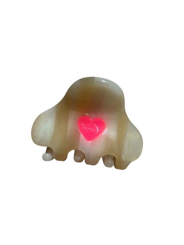 Hairclip Wave Heart Small