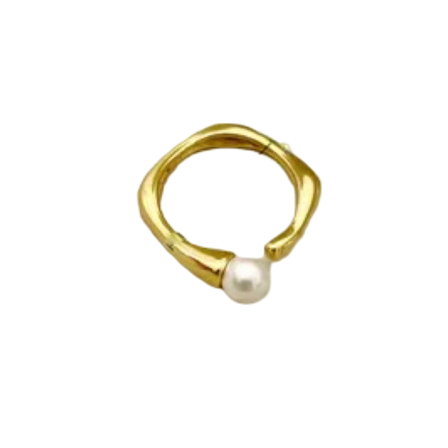 Ring Square Pearl