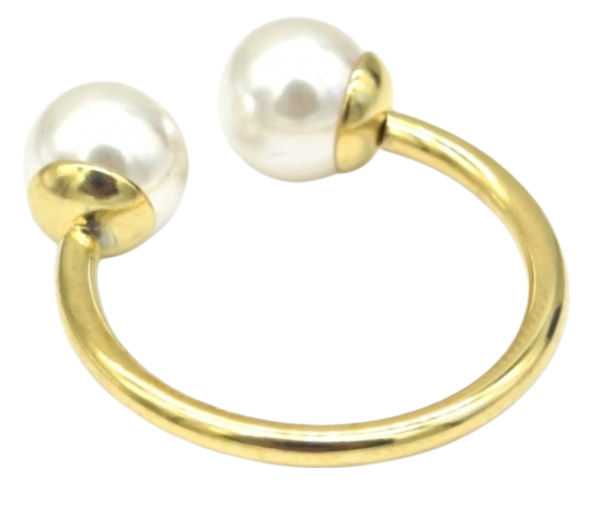 Ring Two Pearls