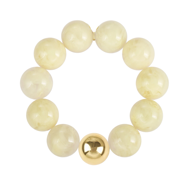 Armband Big Bobel Marmor